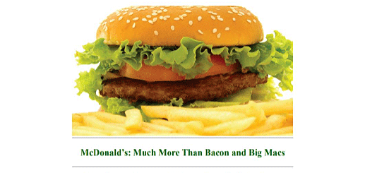 McDonald's: Much More Than Bacon and Big Macs