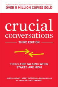 Crucial Conversations มาจากงานวิจัยและหนังสือขายดีที่ได้รับการตีพิมพ์กว่า 5 ล้านเล่มทั่วโลก